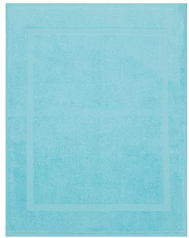 Betz Badvorleger Premium Größe 50x70 cm 100% Baumwolle Badematte Badteppich Duschvorlage Qualität 650 g/m² Farbe türkis