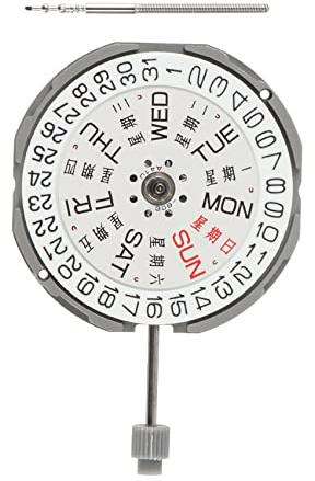 Jewecutger 3 Hands Date 3 Metal Watch with 065-543 for Miyota GM02 GM00