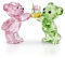 Swarovski Kris Bär Geburtstagsbären aus Kristallen in Mehreren Farben, Maße: 5,9cm x 3cm x 4,1cm, 5639858