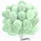 BIO Luftballons Türkis/Mint [50 Stück] • MADE IN EU • Zertifiziert nachhaltige Bio Ballons • 100% Naturlatex • Klimaneutral hergestellt • Ø34 cm • Helium Luftballons Mint • Luftballons Geburtstag
