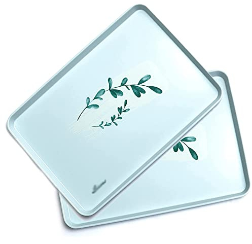 Rectangular Cup Tray, Tea Tray, Tableware Tray, Creative Serving Tray, Multi-Purpose Tray, Breakfast Tray, Cake Tray,C,33.9CM