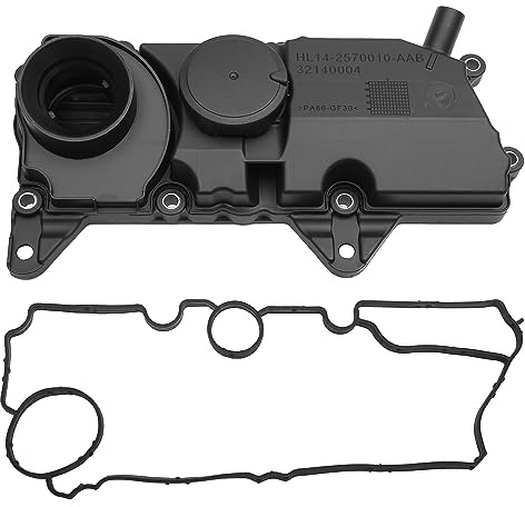 X AUTOHAUX Engine Valve Cover & Gasket PCV 32140004 for Volvo 4 Cyl 2017-24 | for Volvo S60 XC90 S90 2.0L 4 Cylinder 2017-2024, PCV Oil Engine Valve Rocker Cover