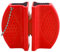Rrumyve Portable Double-Sided Knife Sharpener, Small Hanging Design Comfortable Kitchen Knife, Mini Kitchen Knife Sharpener, for Family, Camping Tours or Outdoor Survival (Red)
