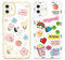 Yoedge 2 Stück Happy Bär Blumen Aesthetic HandyHülle für Apple iPhone 11 Hülle 6,1, Transparent Smile Muster Design Kameraschutz Schutzhülle für iPhone 11 Case Mädchen Frauen Kawaii Cover