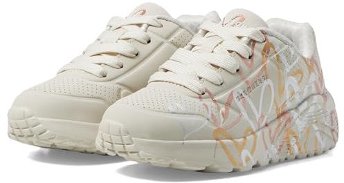 Skechers Uno Lite Metallic Love, Zapatillas, Natural Multicolor, 32 EU