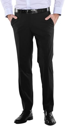 engbers Herren Anzug-Hose Regular My Favorite, Schwarz