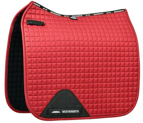 WeatherBeeta Prime Dressage Saddle Pad, Bittersweet Red, Pony