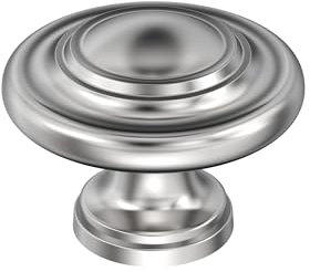 Amerock Inspirations BP1586226 Schrankknauf, 44 mm Durchmesser, poliertes Chrom, Küchenschrank-Hardware, Möbelbeschläge, Schubladengriff