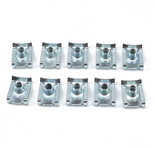 Gatuida 80stücke Manganstahl u Clips Für Motorräder Spire u Clips Karosserieteilen Kabeln Vielseitig Einsetzbar