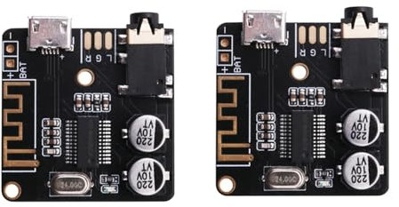 Casstad 2X Module Audio BT5.0 Carte de Décodeur Audio Bluetooth MP3 Haut-Parleur de Voiture sans Perte Carte D'Amplificateur Audio DIY Récepteur Audio