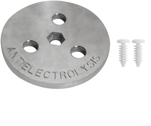 Piastre di anodo di zinco, sfere di zinco per piscine, piscine fisse, protezione contro la corrosione ed elettrolisi, per piscine interne ed esterne (1 pz)