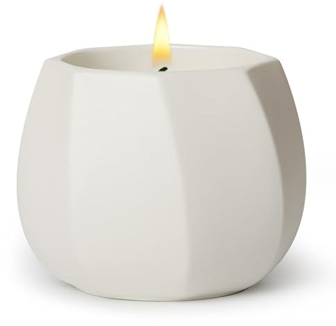 TALENT CANDLES Candele profumate Tazza di ceramica Tempo di masterizzazione lungo Candele naturali di cera di soia Regali perfetti per donne e uomini di compleanno (Lemon & Lavender Spa)