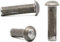 Remaches M6 (6 mm x 26 mm) de cabeza redonda de acero macizo DIN 660 (paquete de 20)
