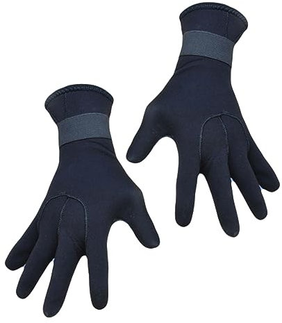 Bottone 3 mm Neopren-Handschuhe für Kajakfahren, Paddeln, Tauchen, Thermoschwimmen, verschleißfeste Handschuhe für Männer und Frauen, 2 Stück