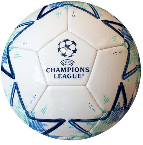 UEFA Champions League - Fußball Stern (5) (Weiß/Minzgrün/Blau)