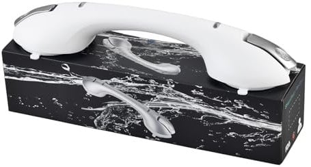 Daren Medical Suction Grab Bars for Bathtubs and Showers, Heavy Duty Shower Handle Removable Shower Handrails for Kids and Elderly, Bathroom Safety Grip Waterproof(Silver)