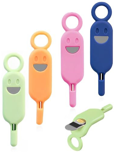 TPZORJX 4er-Pack simkarten nadel,SIM-Karten-Pin, SIM-Karten-Entfernungswerkzeug, Auswurfwerkzeug für SIM-Kartenfach, SIM-Karten-Pin, Telefon-Pin, Pin zum Öffnen und Auswerfen