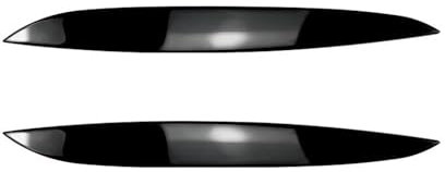 Scheinwerfer-Augenlidabdeckung 2 Stück Für V&W Für Golf 4 Mk4 R32 TDI TSI FSI 1997-2006 Autoscheinwerfer Augenbrauen Augenlider Abdeckung Trim Auffälliger Aufkleber Tuning(Glossy Black)