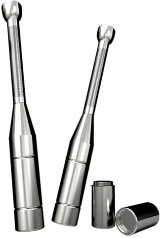 BDJSN 2 Verstellbare Macebell Clubbells, 10 Kg/12 Kg/14 Kg Stahl-Mace-Trainingsschläger, Gewichtetes Krafttrainingsgerät Für Ganzkörper-Muskeltraining, Fitness, Stretching, Konditionierung