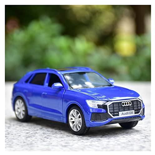 XIYUEYING Für Audi Q8 Simulation Pull Back Alloy Modell Kindergeschenk Spielzeugauto 1 36(Taglia unica)