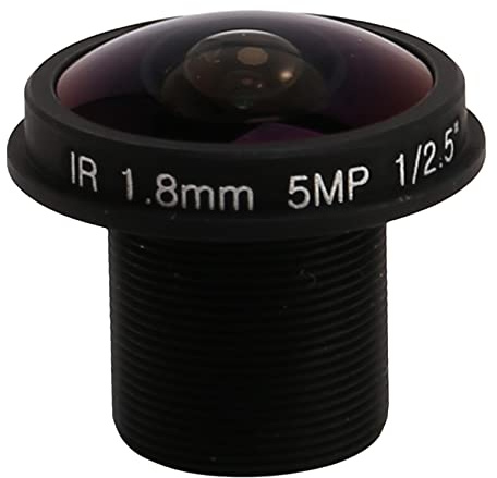 Jkjlorey HD fisheye cctv lens 5MP 1.8mm M12x0.5 mount 1/2.5 F2.0 180 degree for video surveillance camera cctv lenses
