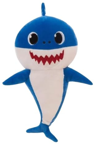 HAUZMLL Blau Hai Kuscheltier Puppe, Flauschige Niedliche Plüschpuppe, Niedliches Hai Stofftier, Super Weiche Hai Puppe für Decoration Geburtstag lieblich.
