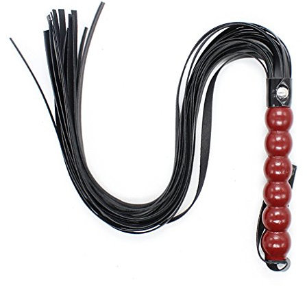 Shawa Fouet en Cuir et Houppe Sex jouets Flirt pour Homme Femme Fouet 72cm Accessoires de Scène Cosplay Fetish Fantasy Poignées Gourd à Une Meilleure Utilisation