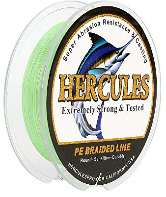 Hercules Super Cast 100m - 2000m 109-2196 Yards Geflochtene Angelschnur 6lb - 100lb Test für Salzwasser Süßwasser PE Geflecht Fischdraht Superline 4 Stränge