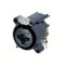 Neutrik NCJ6FA-H Panel-Steckdose abgewinkelte Kontakte XLR POLI - 3 x Schwarz 1 Stück