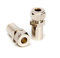 Radiator Valve Pipe Reducer (Pair) 15mm to 8mm for Radiator & Towel Rail Valves Chrome 1/2 Compression Joint