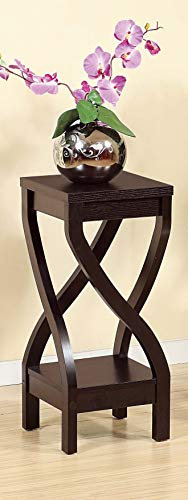 Major-Q Id8014850 Blumenständer, modernes Design, klein, 66 cm, Dunkelbraun