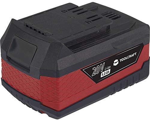 TOOLCRAFT AP-1100 / TAWB-200 - Batteria per attrezzi, 4 Ah agli ioni di litio