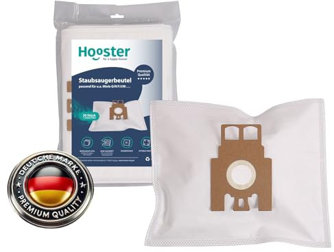 Hooster 20 Stück Staubsaugerbeutel PASSGENAU für Miele S 8340 PowerLine/Ecoline »inkl. Mikrofilter«
