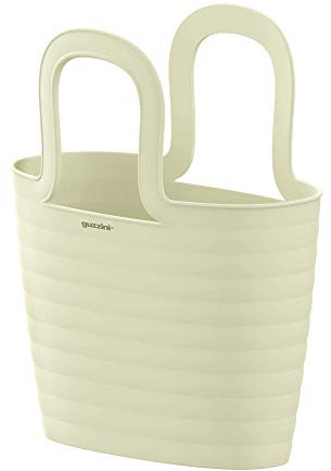 Guzzini - on The Go, Sac Shopper ECOBAG, Matériau 100% Recyclable - Argile, 43 x 24 x 51 cm | 17 litres - 03290979