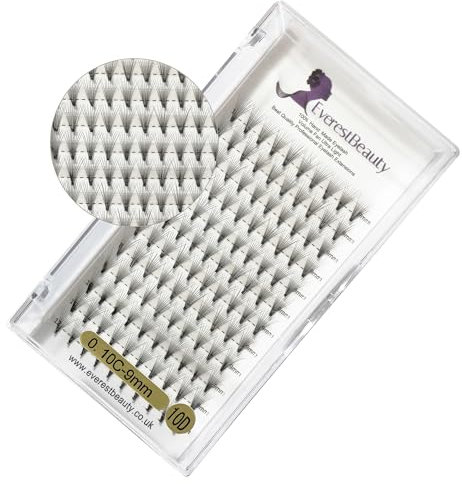 PRE MADE Russian Volume Fan Lashes 3D 4D 5D 6D 7D 8D 10D Mink Eyelash Extensions (10D/0.07/Curl-D, Mixed)