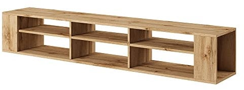 Selsey Weri - Mueble de TV Colgante - para la Sala de Estar - 175 cm - Roble wotan – Moderno
