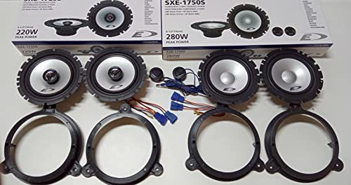 Kit altoparlanti Alpine per Nissan Qashqai con adattatori e supporti