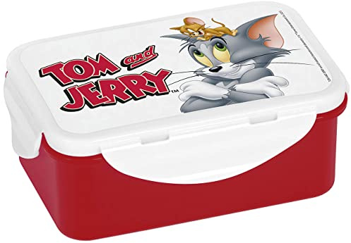 GEDALABELS Brotdose klein Tom & Jerry, Rot