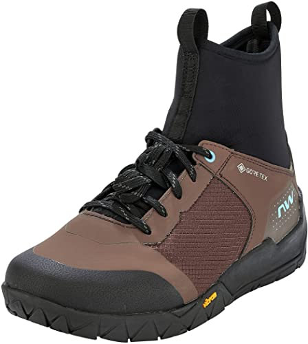 Northwave Multicross Mid GTX MTB Winter Fahrrad Schuhe schwarz/braun 2023: Größe: 45