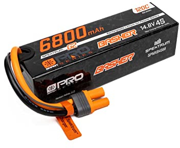 14.8V 6800mAh 4S 120C Smart G2 Pro Basher LiPo Battery: IC5