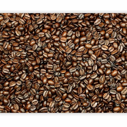 murando - Vlies Fototapete Kaffeebohnen 100x77cm - Foto Tapete Schlafzimmer Wohnzimmer Moderne Vliestapete XXL Wandtapete Motivtapeten 3d Effekt Wand Dekoration - Küche Kaffee Coffee Getränke braun
