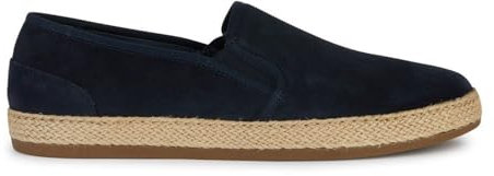 Geox U Pantelleria A, Espadrille Wedge Sandal Hombre, Azul Marino, 43 EU