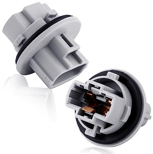 LUTER 2 Pièces Douille de Clignotant Avant Compatible avec Toyota Tundra, Tacoma, Sequoia, OEM 90075-60060, Robuste Remplacement de Douille Support Porte Ampoule de Clignotant Avant (Gris)