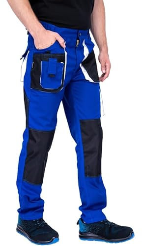 MAZALAT Pantalones de Trabajo para Hombre, Vestuario Laboral con Rodilleras, Varios Bolsillos, Talla S – XXXL, Ropa para Hombre