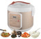 Fermentador Inteligente Automático Completo, Fermentador De Ajo De 5 L/6 L, Control Inteligente De Ajos, Olla Fermentadora De Cocina DIY para Yogur Casero/Ajo Negro/Vino De Arroz Dulce/Máquina De Kim