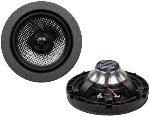 Musway CSM206X - 10cm 2-Wege Koaxial -Lautsprecher kompatibel mit Mercedes Benz C-Klasse (W206) | 1 Paar