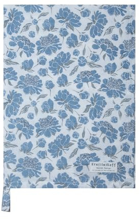 Krasilnikoff - Geschirrtuch KW13035 - Rosehip, Blue