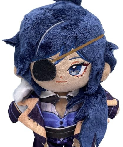 KUKUShining Genshin Impact Kuscheltier, 20cm Anime Ankleidepuppe Mit Kleidung Süßes Weiches Plüschtier Als Geschenk for Gamer-Fans(Kaeya)