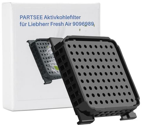 Aktivkohlefilter für Liebherr Kühlschrank 9096989 9882429 9882460 988246000, Fresh Air Filter für 7440021-00 mit Aktivkohle für Kühlschränke Filter (Schwarz, 1 Stück)