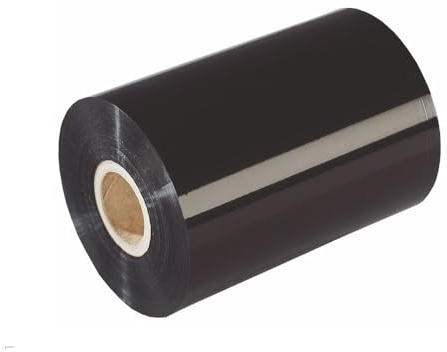 Thermotransfer-Farbband - 60 mm x 300 m, Wachs/Harz, 1 Zoll Hülse, schwarz, außen